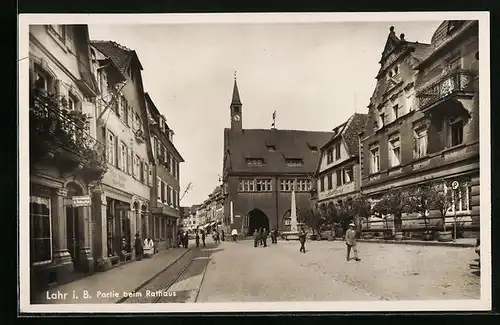 AK Lahr i. B., Partie beim alten Rathaus