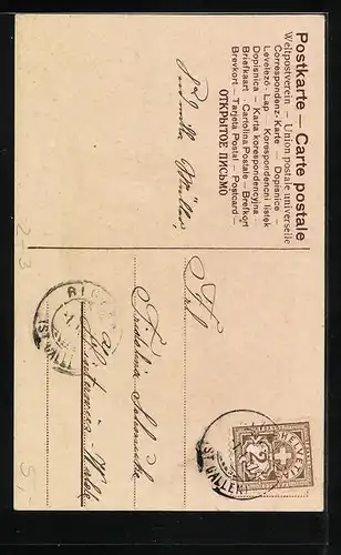 Präge-AK Kleiner Junge mit Brief am Postkasten, Neujahrsgruss