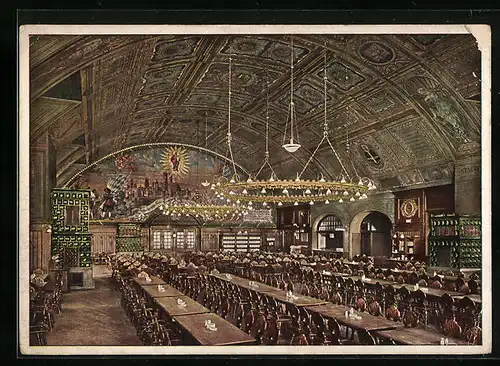 AK Münchnen, Hofbräuhaus, Festsaal