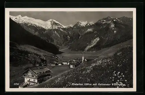 AK Hintertux, Totalansicht mit Gefrorener Wandspitze