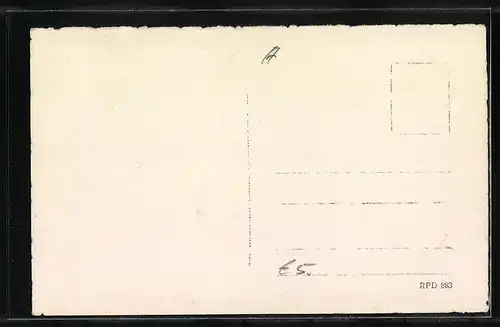 AK Mösern, Ortsansicht mit Gipfeln