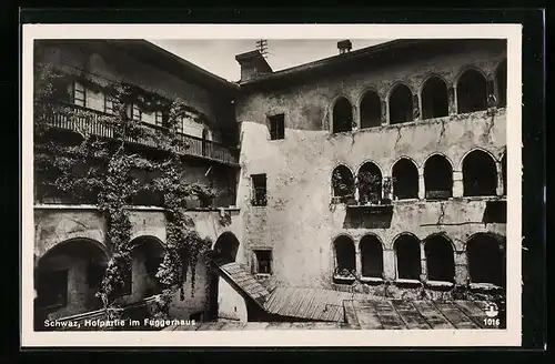 AK Schwaz, Hofpartie im Fuggerhaus