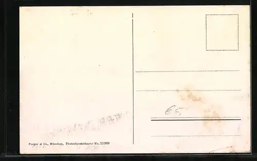 AK Reutte, Teilansicht mit Garnspitze