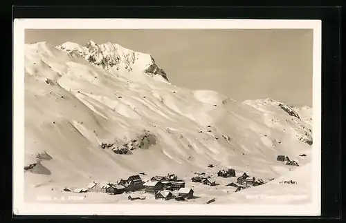 AK Zors a. A., Teilansicht im Schnee