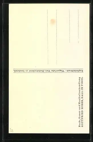 AK Hall, Ansicht Kunsthandlung Gottfried Moser