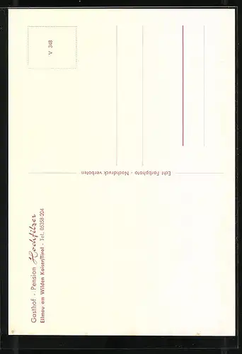 AK Ellmau, Gasthof-Pension Hochfilzer mit Speisesaal