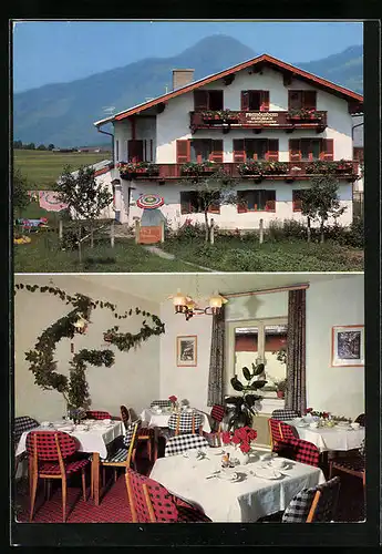 AK Kirchberg, Gästehaus Bergblick mit Speisesaal
