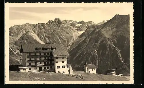 AK Hochsölden, Blick auf das Berghotel