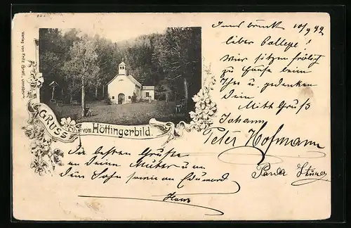 AK Innsbruck, Waldkapelle Höttingerbild