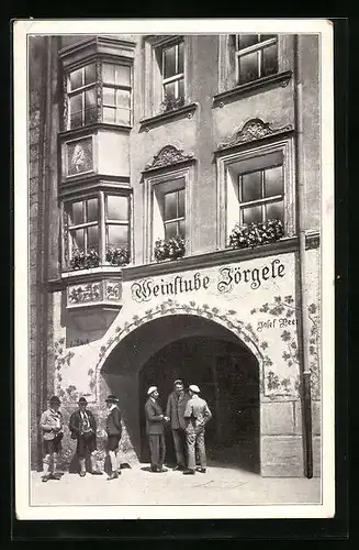 AK Innsbruck, Restaurant Weinstube Jörgele von Josef Peer