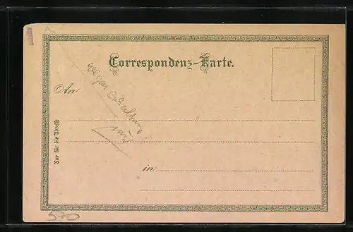 Lithographie Plansee, Gasthof zur Forelle und Stuibenfall