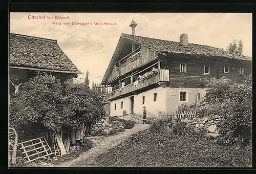 AK Dölsach, Ederhof, Franz von Defreggers Geburtshaus