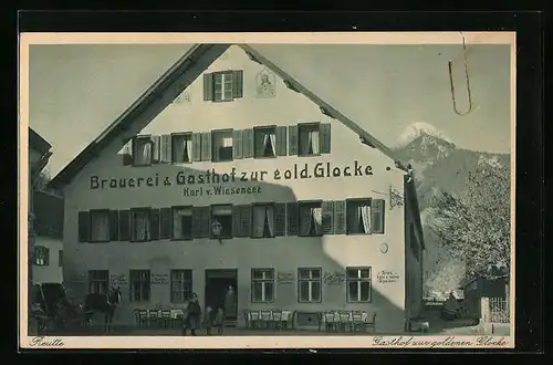 AK Reutte, Gasthof zur goldenen Glocke