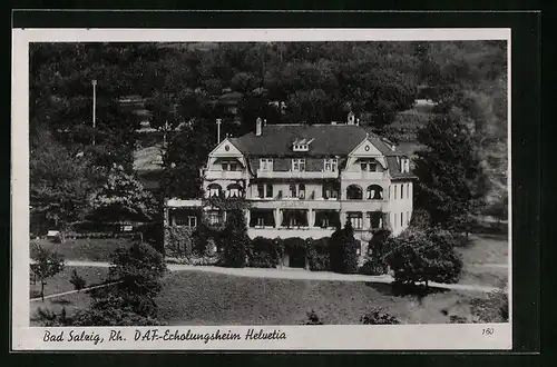 AK Bad Salzig /Rh., DAF-Erholungsheim Helvetia