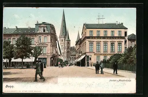 AK Bonn, Neutor und Münsterkirche