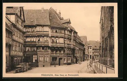 AK Hildesheim, Altes Haus am Andreasplatz