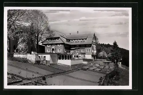 AK St. Peter /Bad. Schwarzwald, Hotel Haus Lindenberg