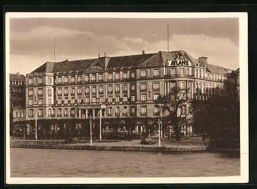 AK Hamburg, Hotel Atlantic an der Aussenalster