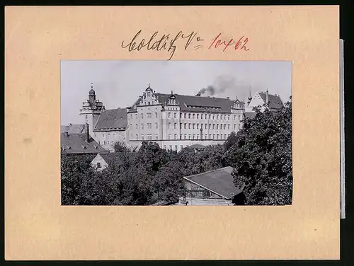 Fotografie Brück & Sohn Meissen, Ansicht Colditz, Schloss von Osten gesehen