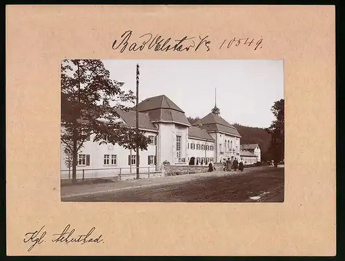 Fotografie Brück & Sohn Meissen, Ansicht Bad Elster, Strasse am Albertbad