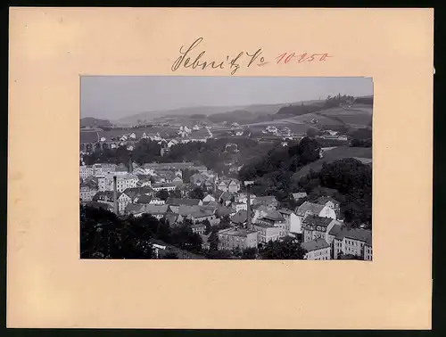 Fotografie Brück & Sohn Meissen, Ansicht Sebnitz, Blick über die Stadt