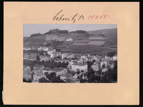 Fotografie Brück & Sohn Meissen, Ansicht Sebnitz, Blick über die Stadt