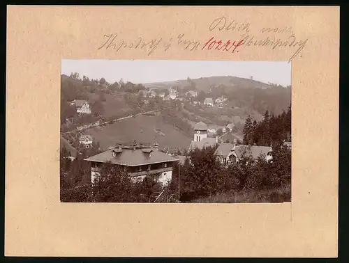 Fotografie Brück & Sohn Meissen, Ansicht Kipsdorf, Blick nach Oberkipsdorf