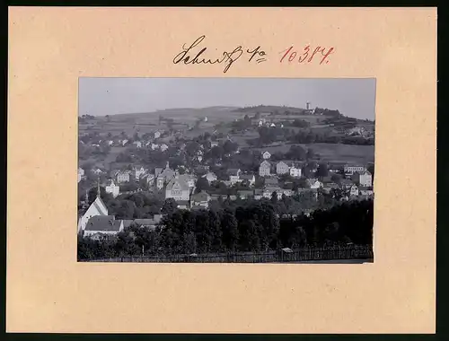 Fotografie Brück & Sohn Meissen, Ansicht Sebnitz, Blick über die Stadt