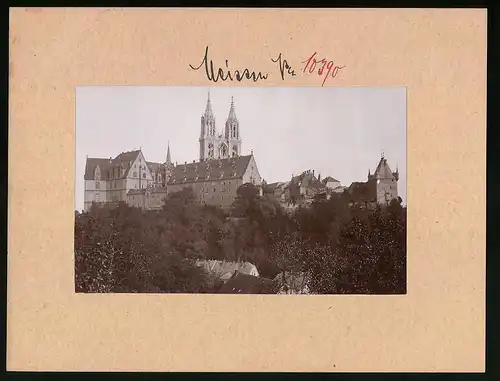 Fotografie Brück & Sohn Meissen, Ansicht Meissen i. Sa., Dom & Albrechtsburg