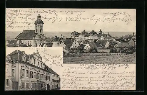 AK Ellingen, Gasthof Römerischer Kaiser, Totalansicht