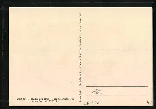 Künstler-AK Elsbeth Forck: Zwerge und Elfe mit Waage