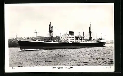 AK Handelsschiff MV Clan Malcolm sticht in See
