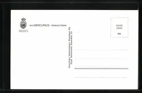 AK Handelsschiff MS Mercurius verlässt den Hafen