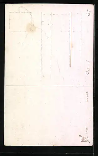 AK Mir wann oaner sog`n tat, dass i a Preiss bi`!, Mann in Tracht, Scherz