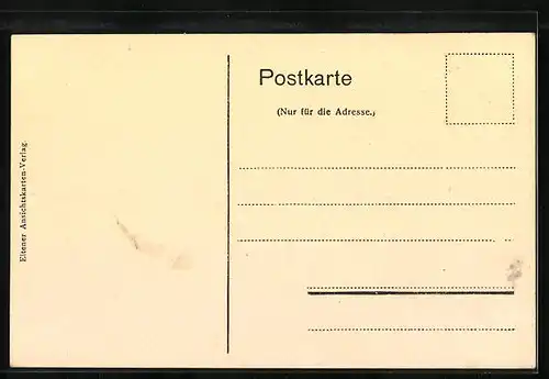 AK Eltenberg, Ortsansicht mit Aussichtsturm