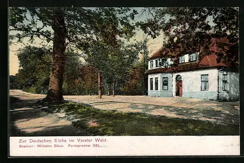 AK Varel, Zur Deutschen Eiche im Vareler Wald