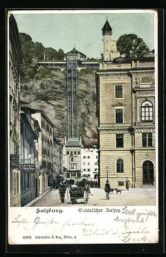 AK Salzburg, Elektrischer Aufzug