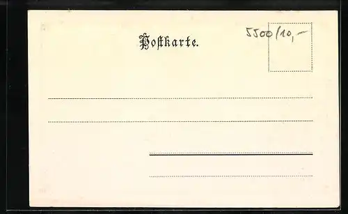 AK Trier, Strassenpartie mit Basilika