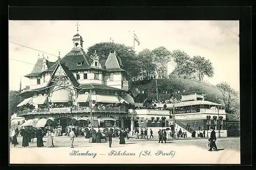 AK Hamburg-St. Pauli, Gasthaus Fährhaus