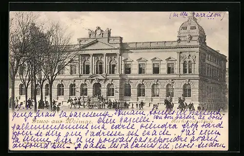 AK Weimar, Reichspostgebäude
