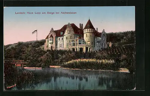 AK Aschersleben, Landsitz Haus Lapp am Berge