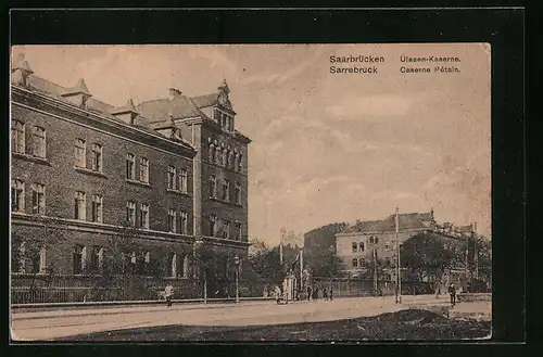 AK Saarbrücken i. S., Blick auf die Ulanen-Kaserne