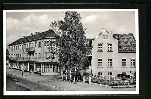 AK Paderborn, Geschäft von Hermann Römhild in der Detmolder Str. 12-16