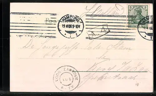 Lithographie Hamburg, Restaurant Rathsweinkeller, Grundsteinkeller