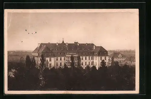 AK München-Nymphenburg, Südseite der Krankenanstalt d. III. O.