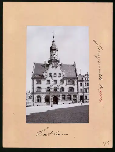 Fotografie Brück & Sohn Meissen, Ansicht Geringswalde, Partie am Rathaus