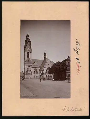 Fotografie Brück & Sohn Meissen, Ansicht Adorf, Michaeliskirche