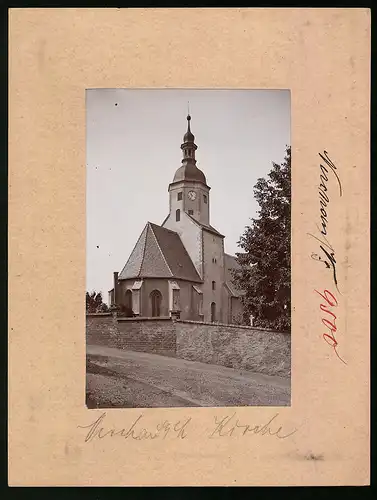 Fotografie Brück & Sohn Meissen, Ansicht Nerchau / Mulde, Kirche