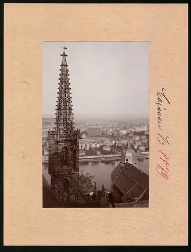 Fotografie Brück & Sohn Meissen, Ansicht Meissen i. Sa., Blick vom Dom auf die Stadt
