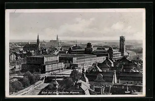 AK München, Blick auf das Deutsche Museum